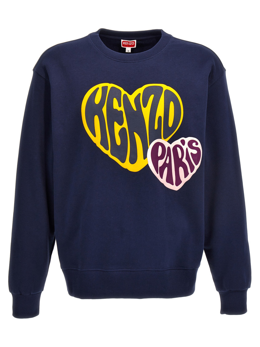 Kenzo Blue Crew Neck Sweatshirt for Men Online USA at Darveys.com