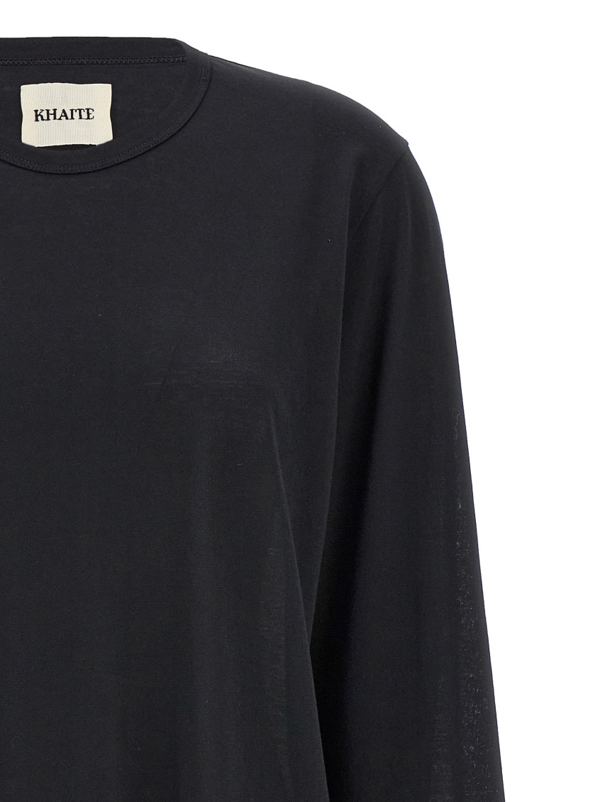 Tシャツ・カットソー KHAITE 'Morton' t-shirt Black Khaite Black Morton T-shirt for Women Online USA at Darveys.com