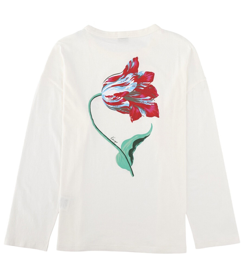 kenページ Kenzo White Graphic Crew Neck T-shirt for Women Online India at
