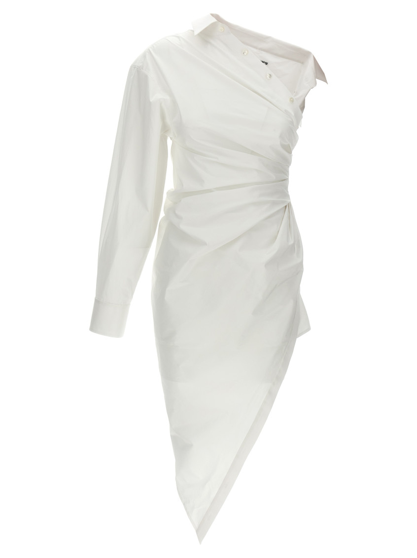 asymmetrical dress floral One Shoulder Neckline Frilly Asymmetric Hem And Neckline Detail Floral   John Paul Ataker