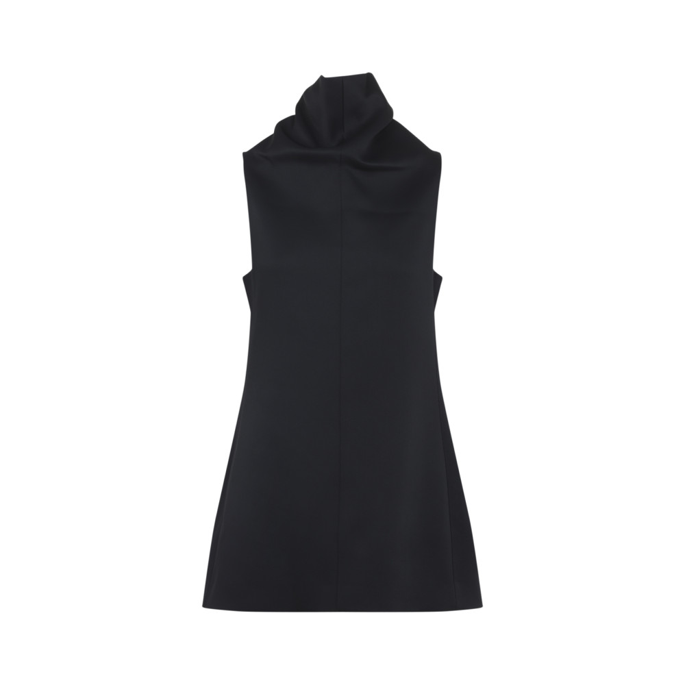 Khaite Daria Sleeveless Mini Dress In Black