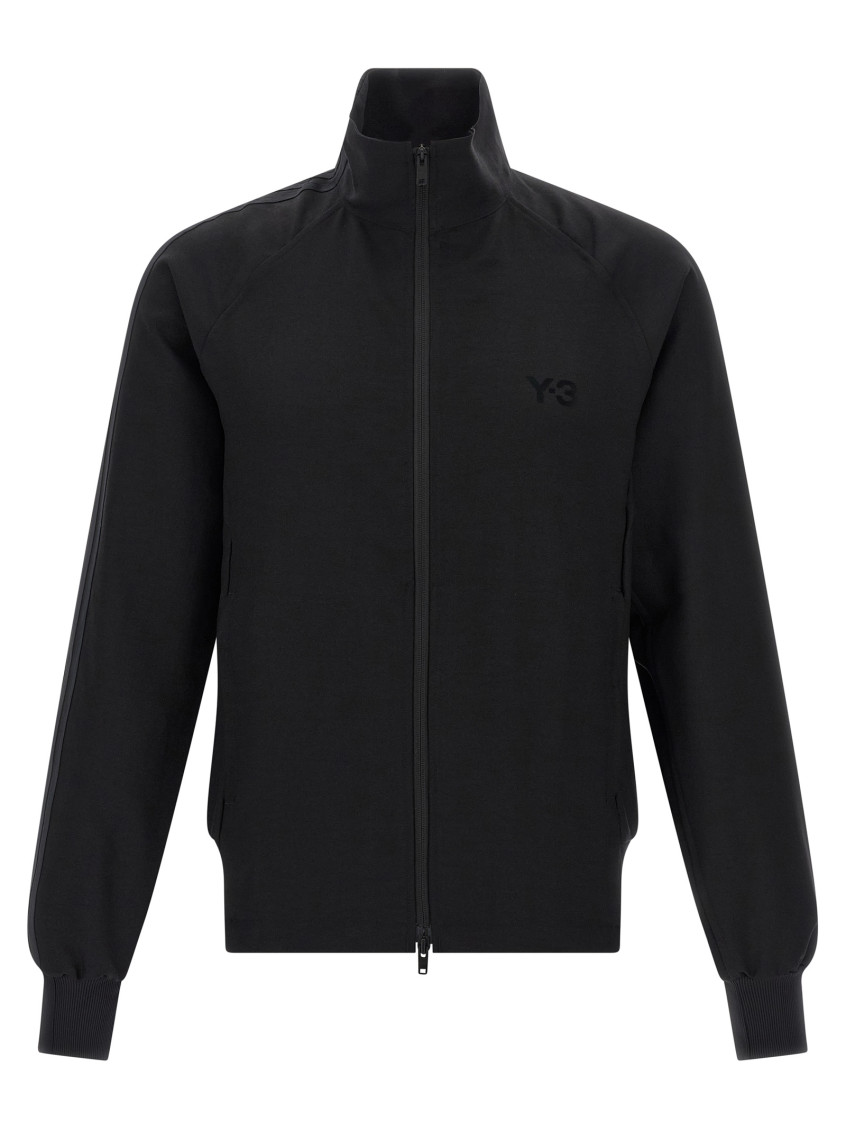 Y-3 Sport Sweatshirt With High Collar And Ribbed Cuffs In Black