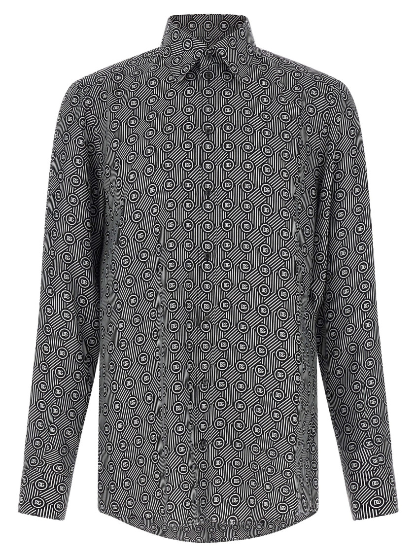 Dolce & Gabbana Private Wardrobe Long Sleeves Shirt In Black