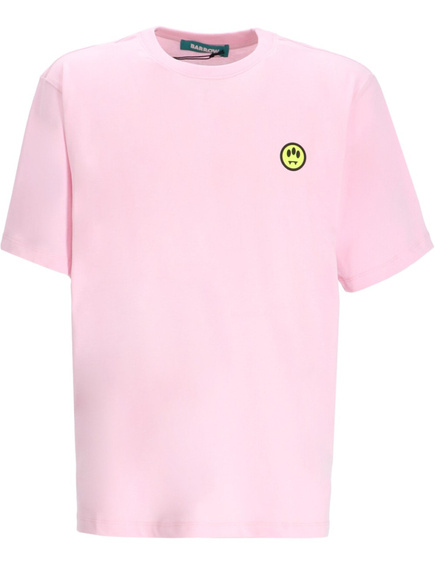 Barrow's Pink Crewneck Graphic T-shirt