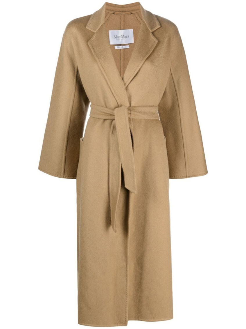 Max Mara Manuela Coat In Brown