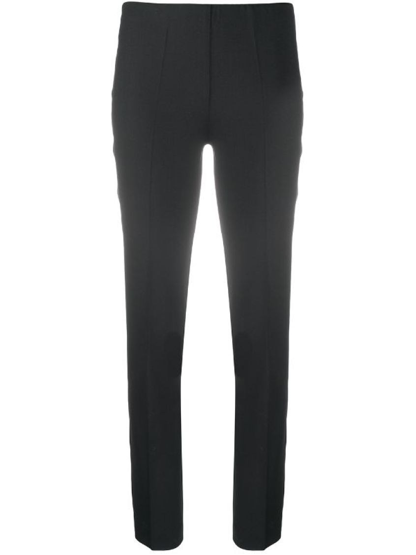 P.a.r.o.s.h Tapered Leg Trousers Sophisticated Twist In Dark Blue