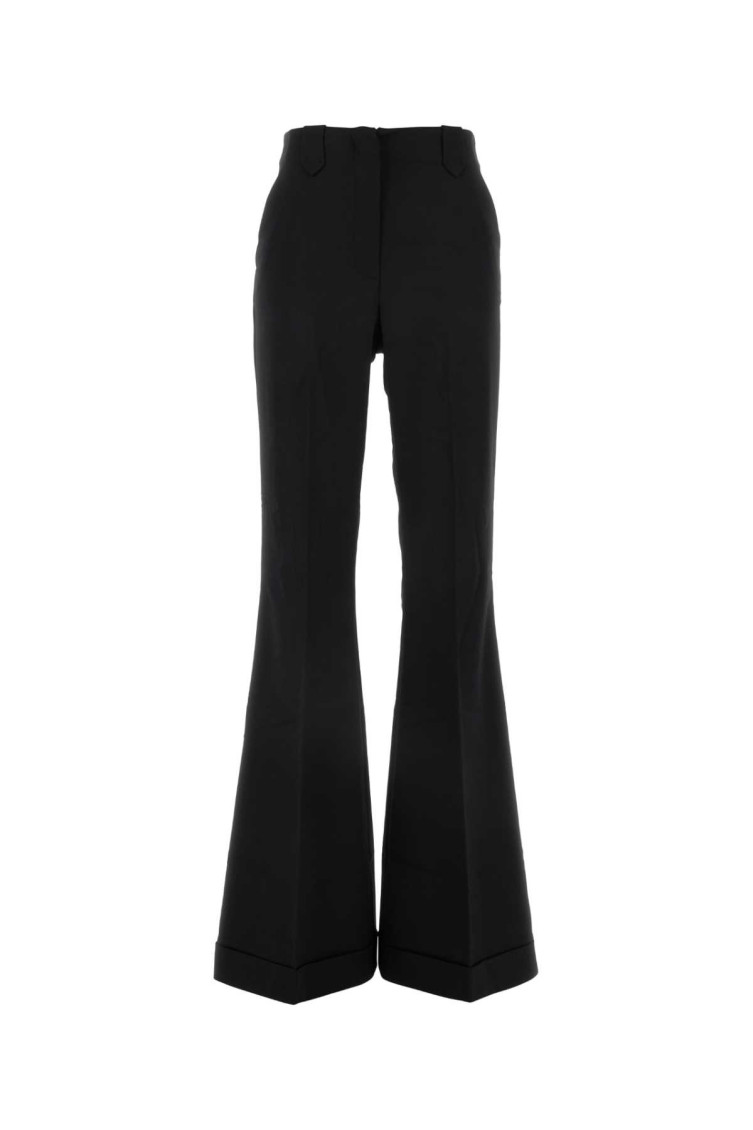 The Andamane Stretch Twill Sofia Flared-leg Pant In Black