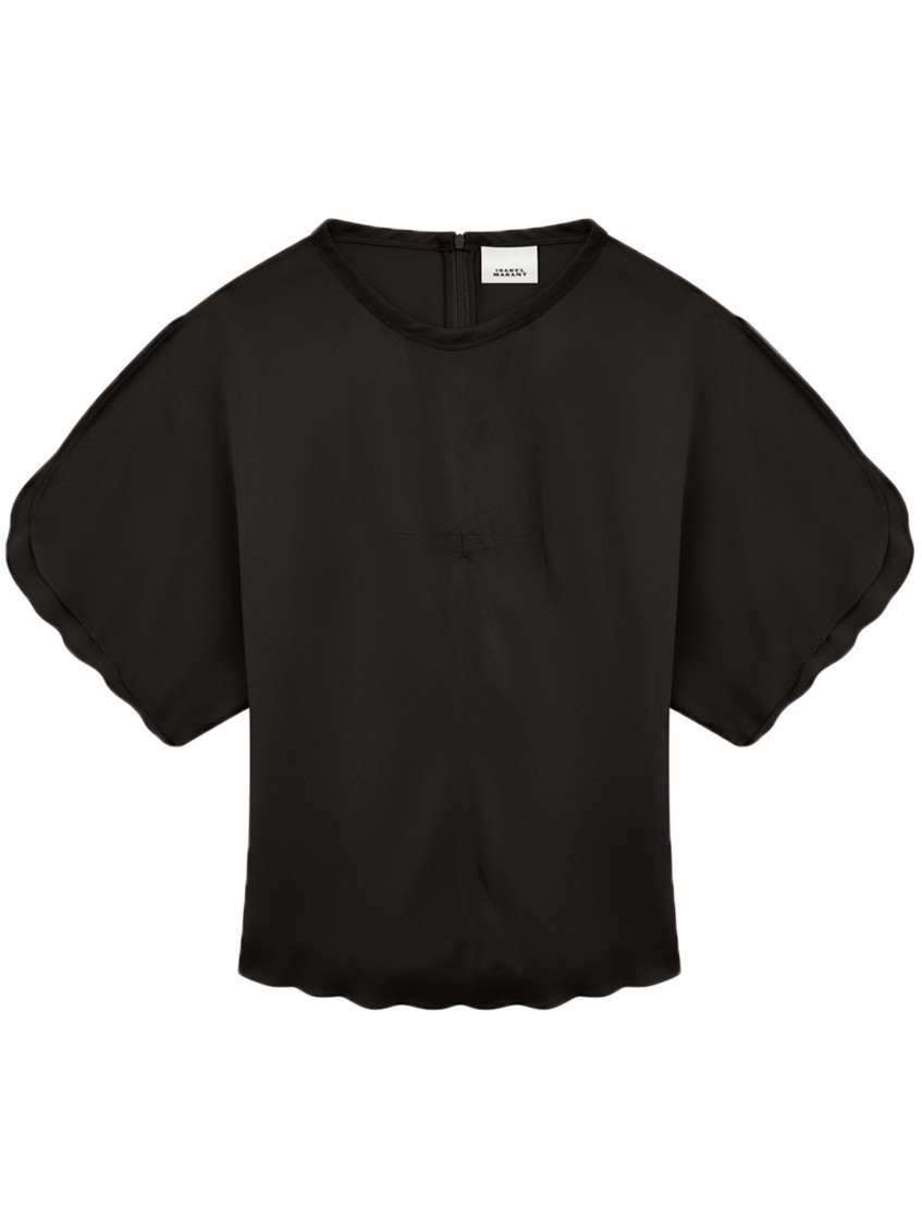 Shop Isabel Marant Black Karlita Blouse