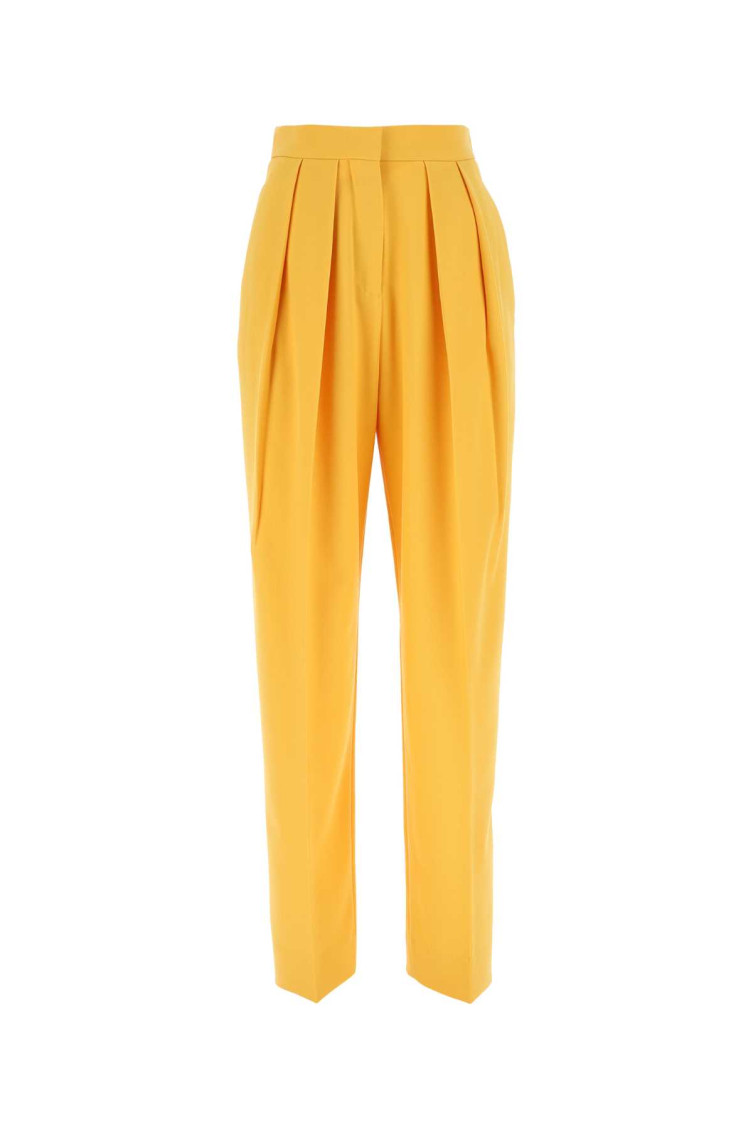 Stella Mccartney Women's Polyester Blend Pant In Yellow