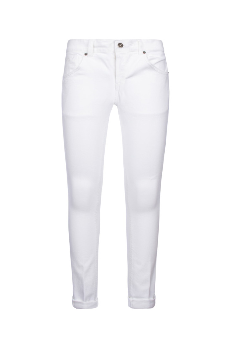 【関税&送料込】Dondup Jeans White DONDUP | Jeans white stretch cotton | MODEMOUR ♥