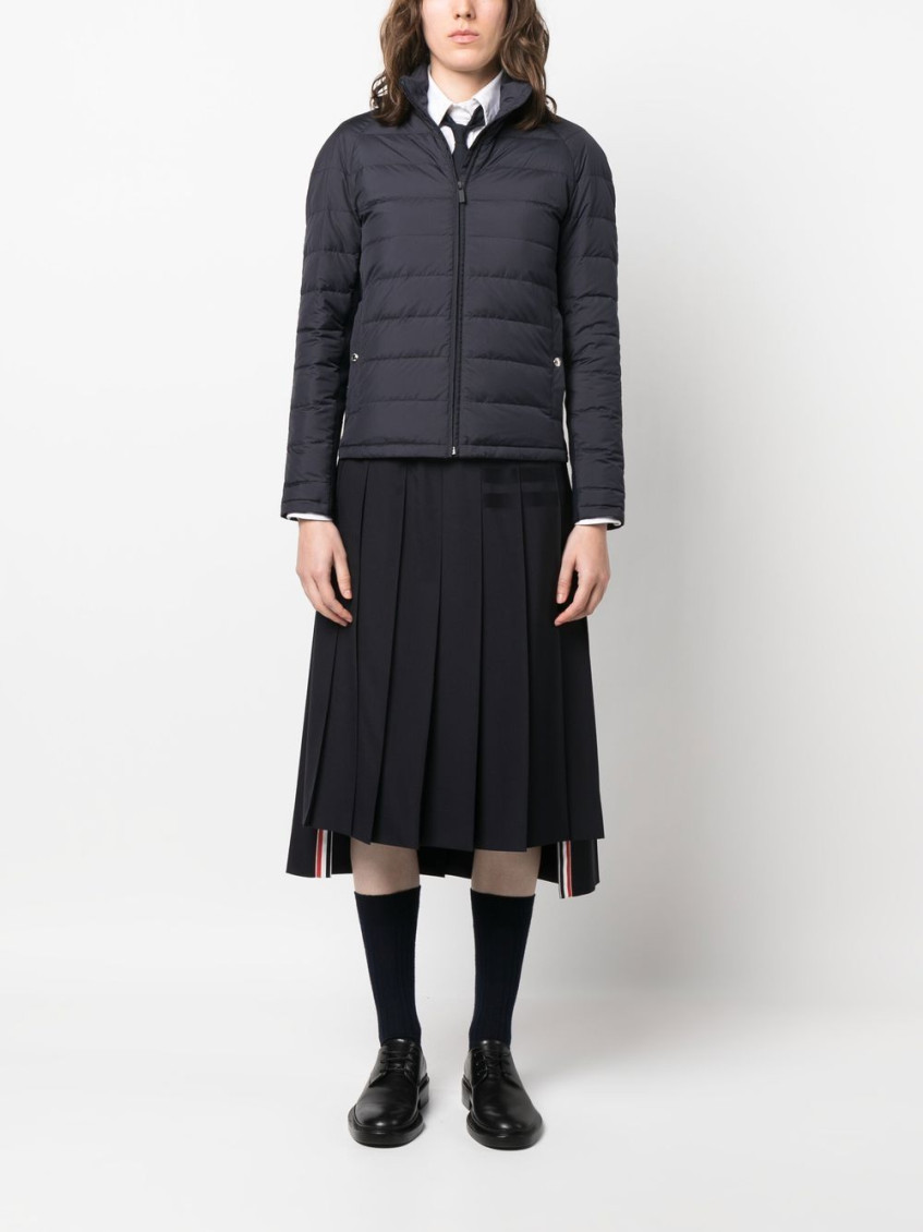 Thom Browne Navy blue polyester jacket for Women Online USA
