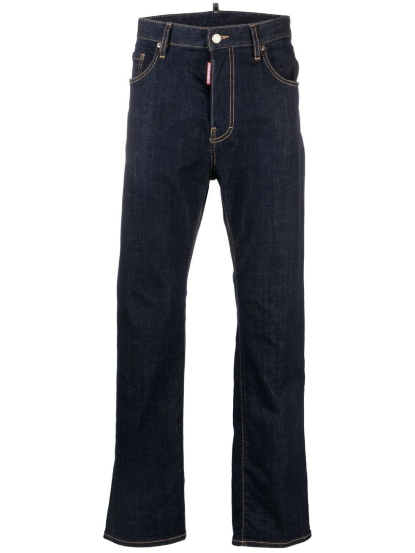 Dsquared2 Dark Rinse Wash Cool Guy Jeans In Navy Blue