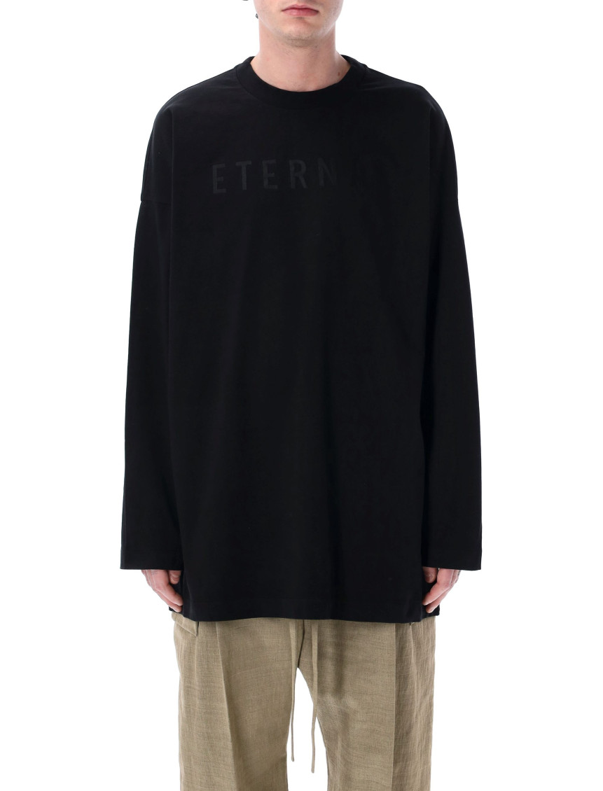 FEAR OF GOD BLACK LONG SLEEVE T-SHIRT