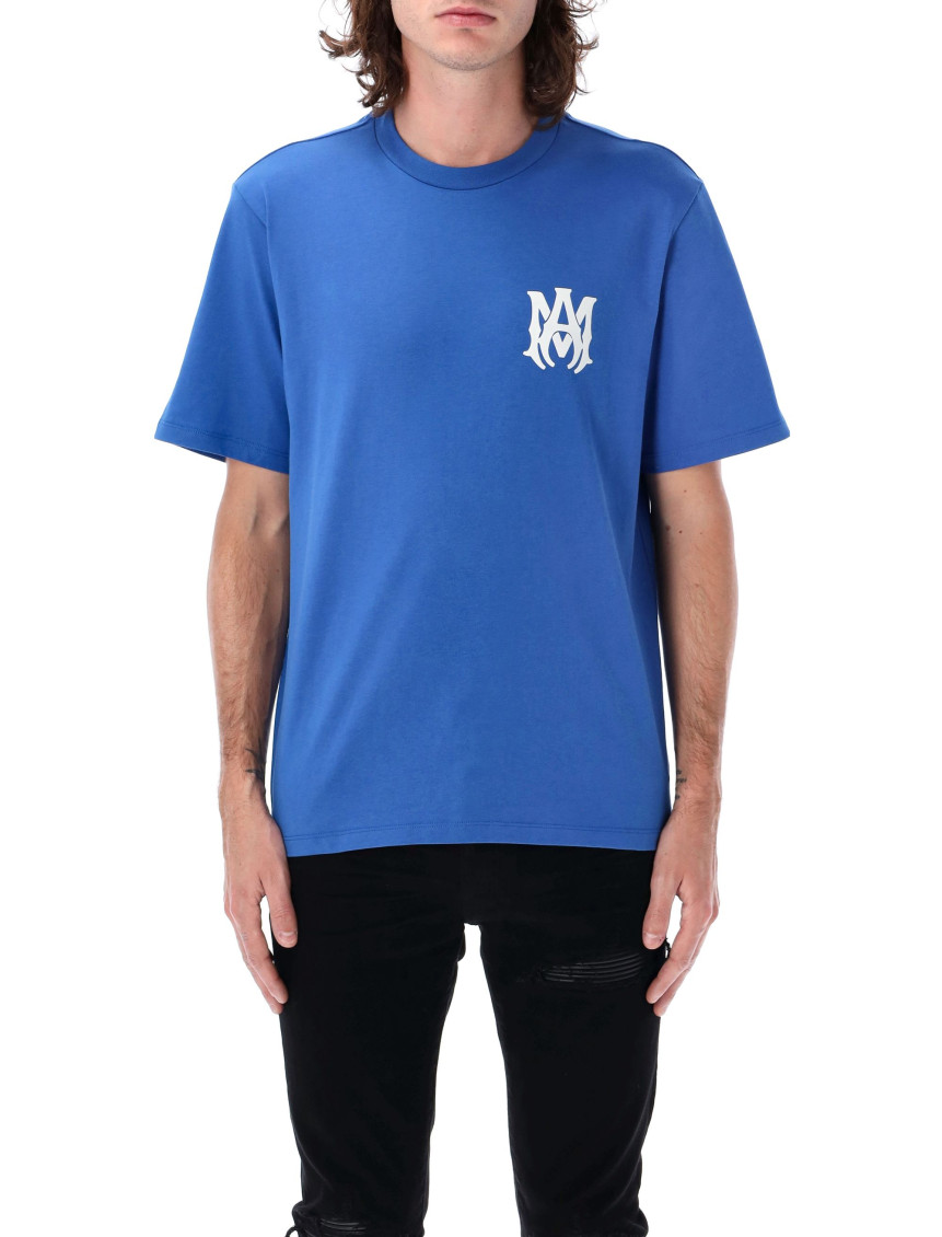 Amiri Ma Core Logo Garphic T-shirt In Blue