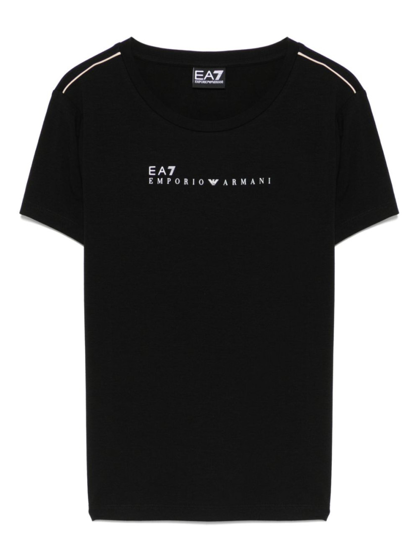 EA7 BLACK LOGO T-SHIRT 