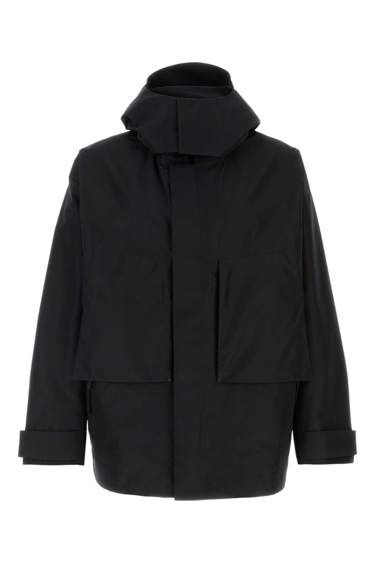 Herno Black Polyester Jacket
