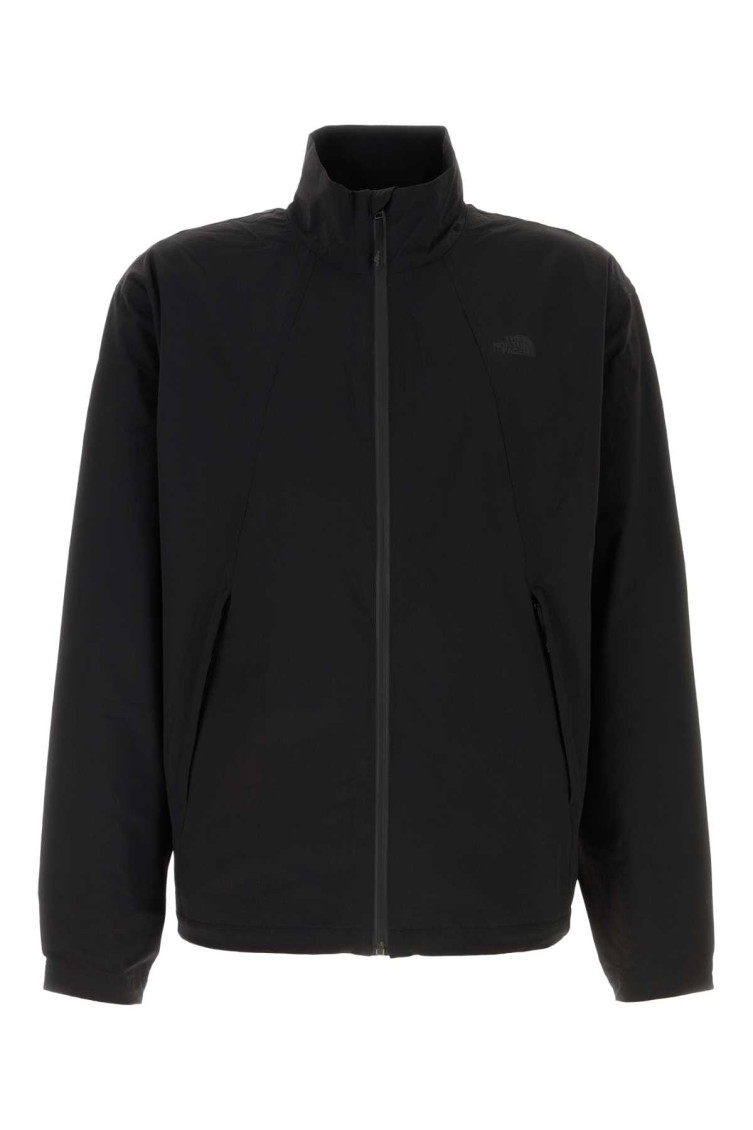 THE NORTH FACE BLACK STRETCH NYLON WINDBREAKER