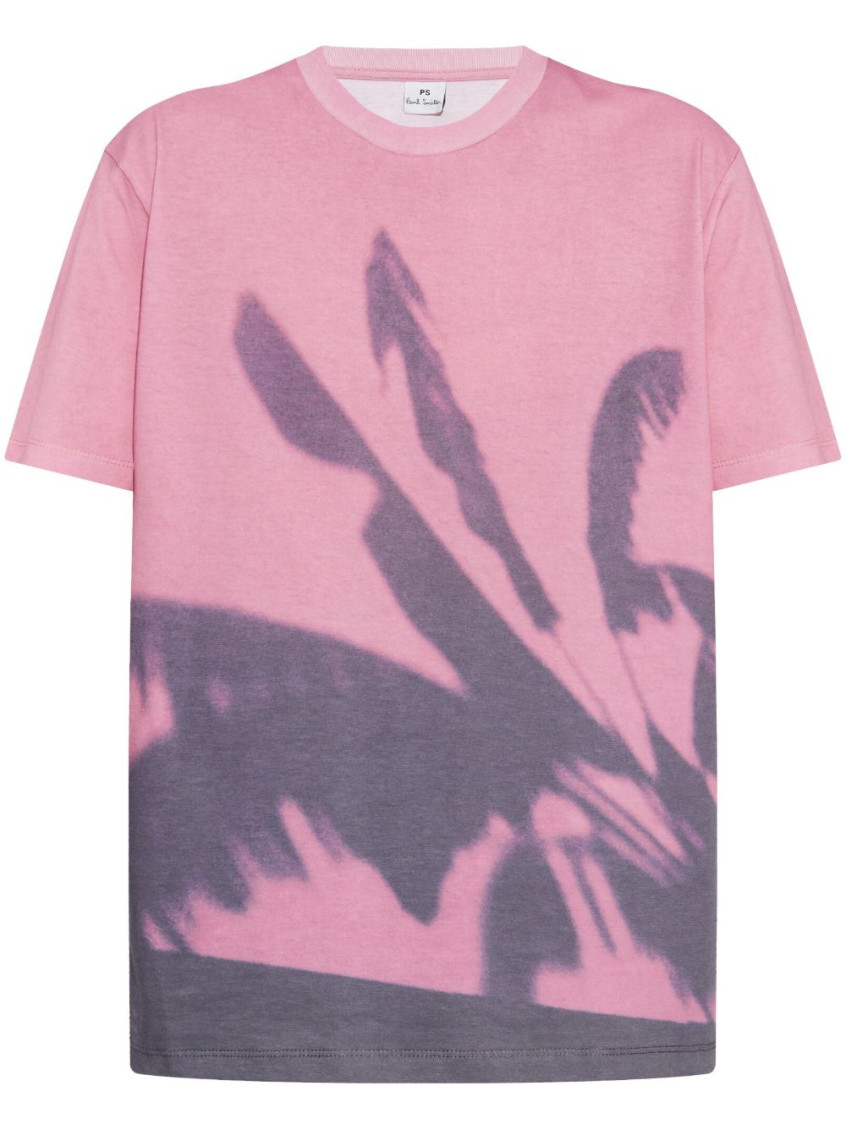 Ps By Paul Smith Ps Paul Smith Graphic Printed Crewneck T
