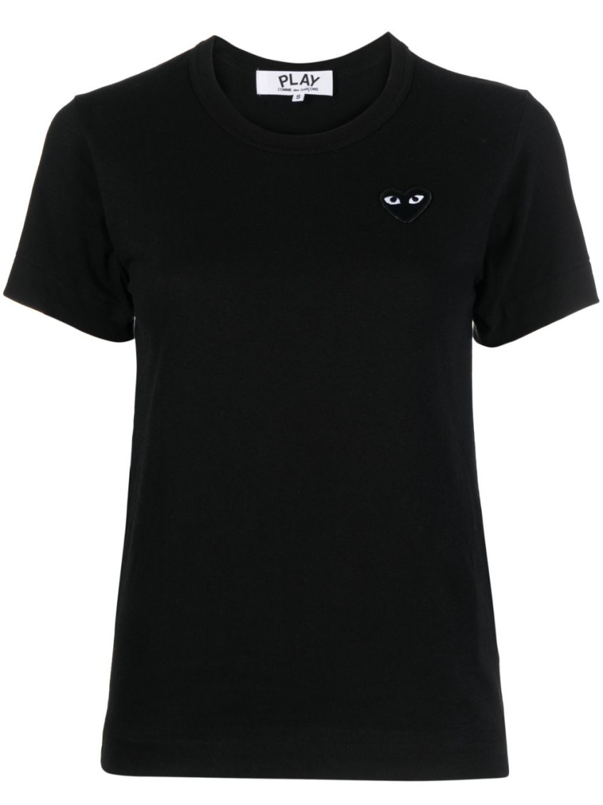 COMME DES GARÇONS BLACK HEART COTTON T-SHIRT 