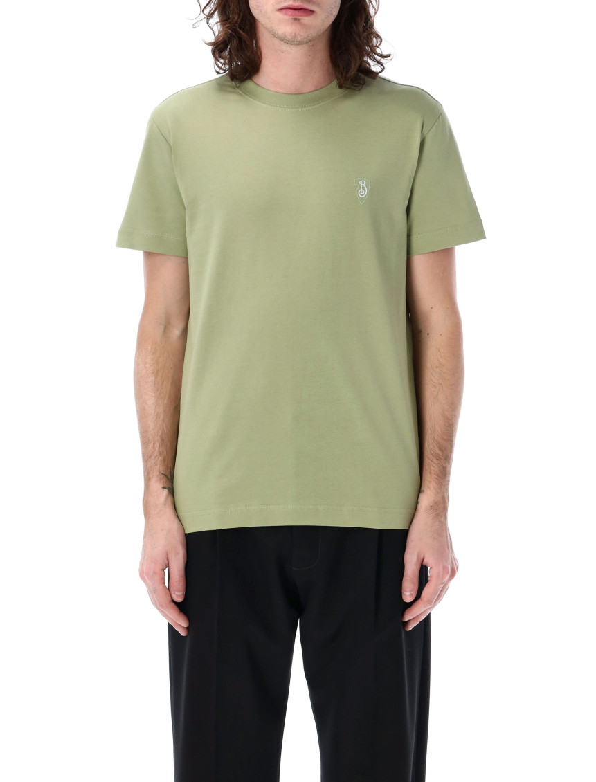 Burberry Men's Ekd Cotton T-shirt In Green