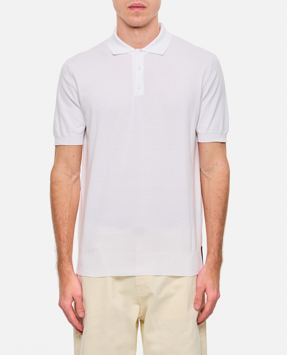 K-way White Short Sleeves Polo T-shirt In White