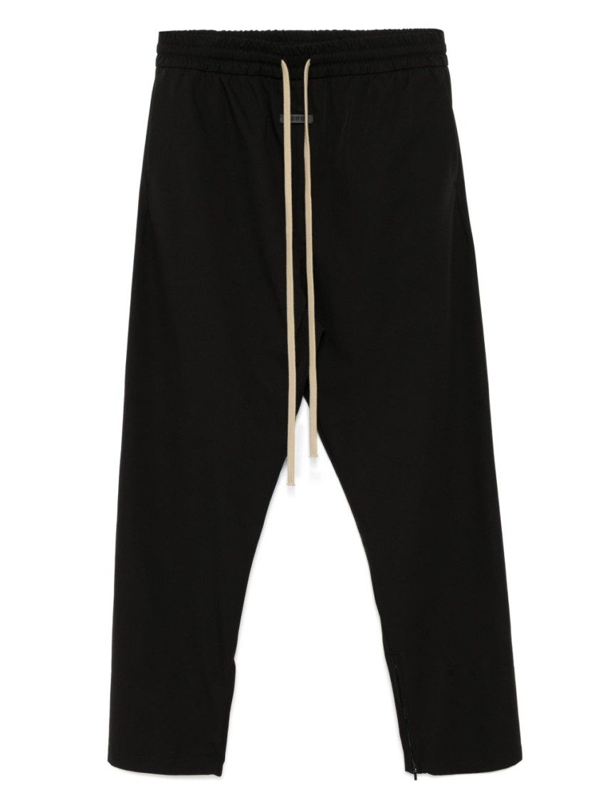 Fear Of God Elasticated Waist Drawstring Sweatpant With Side Pockets In Black