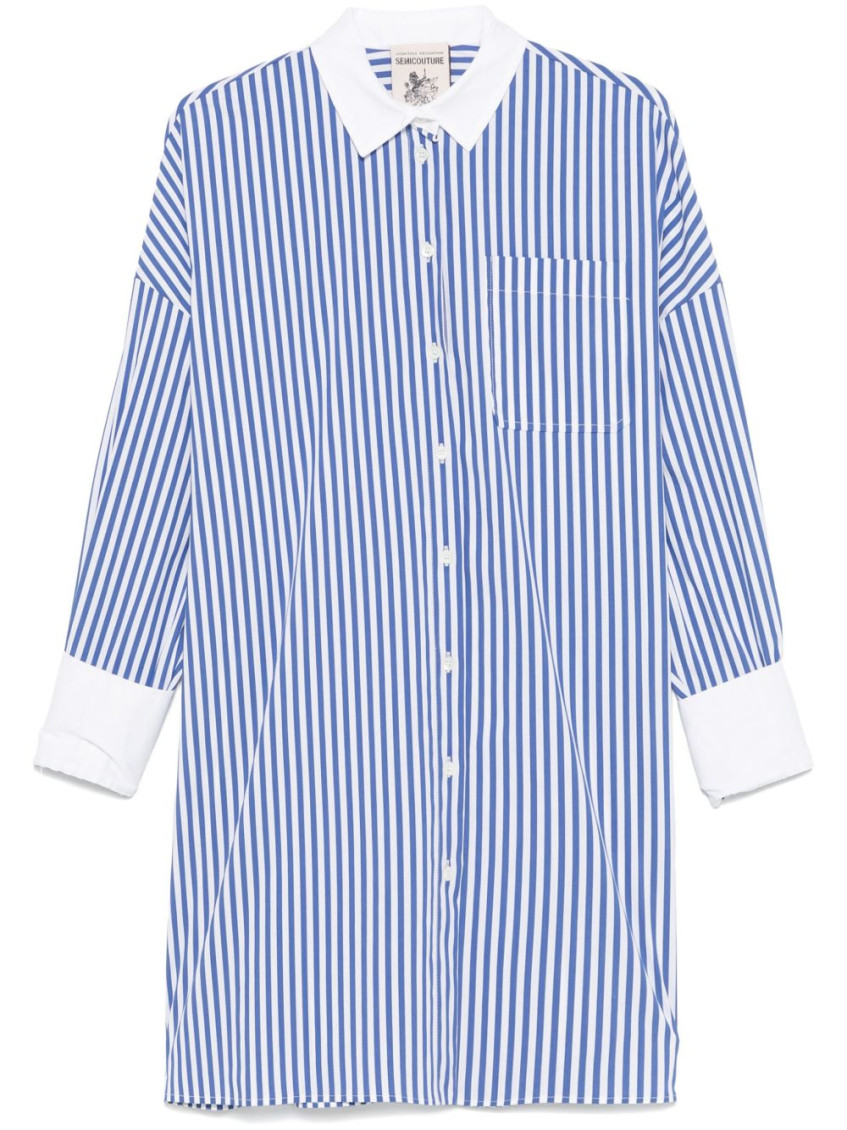 Semicouture Benedicte Striped Cotton Shirt