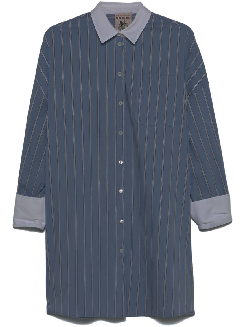 Semicouture Benedicte Striped Cotton Shirt