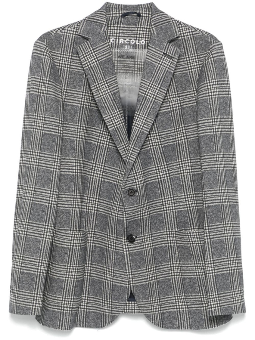 Circolo 1901 Cotton Single-breasted Jacket In Multi
