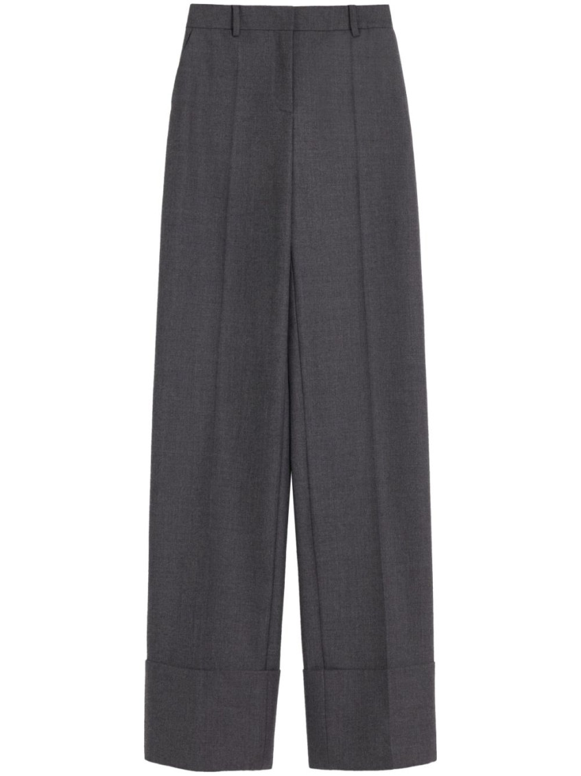 Valentino Grey Wool Trousers