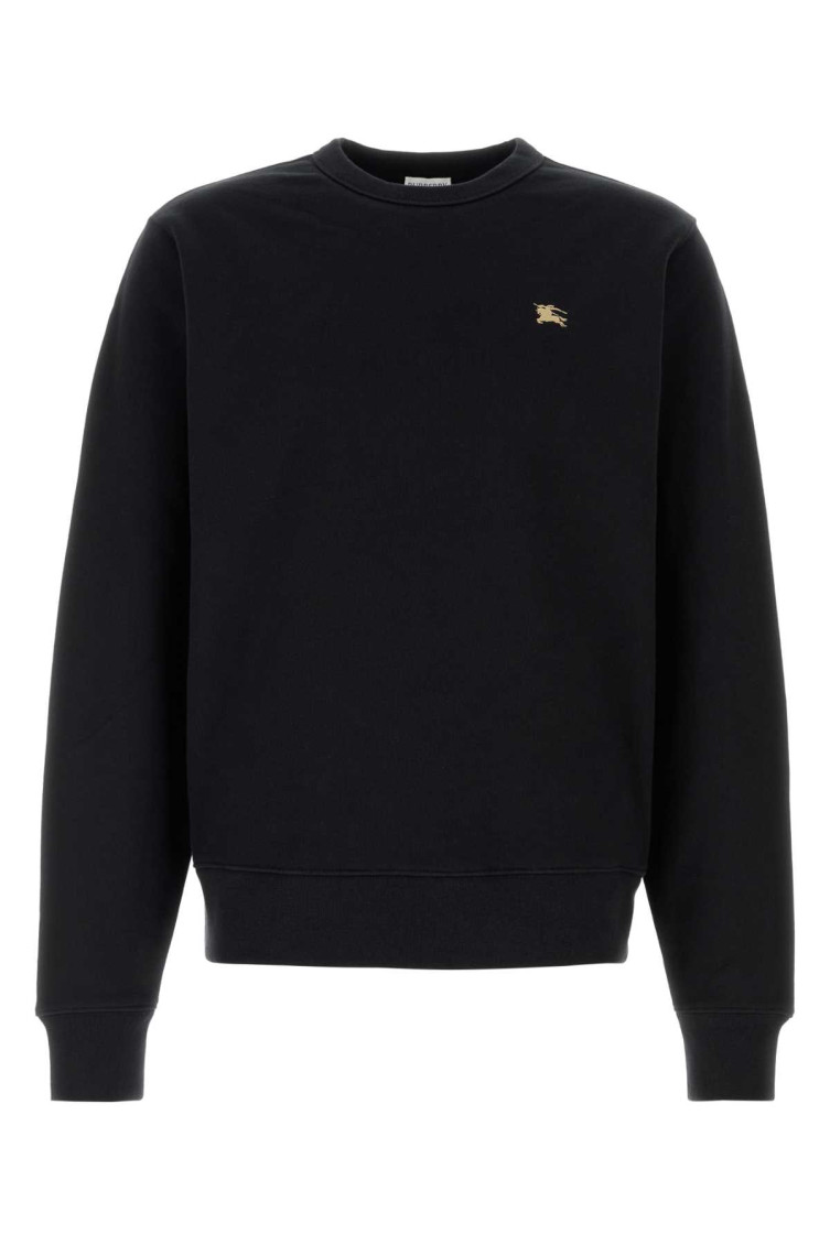 Burberry Cotton Sweatshirt With Logo Embroidery
