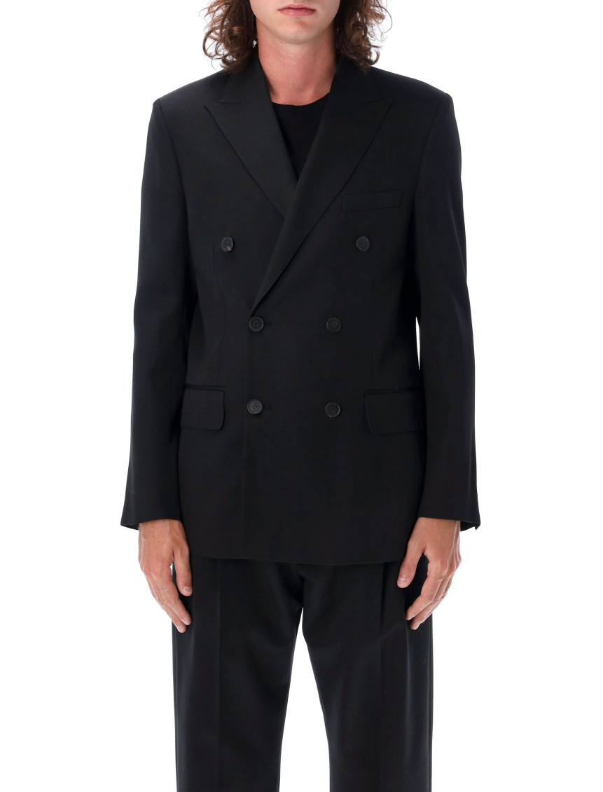 Golden Goose Double Breasted Blazer Wool Gabardine