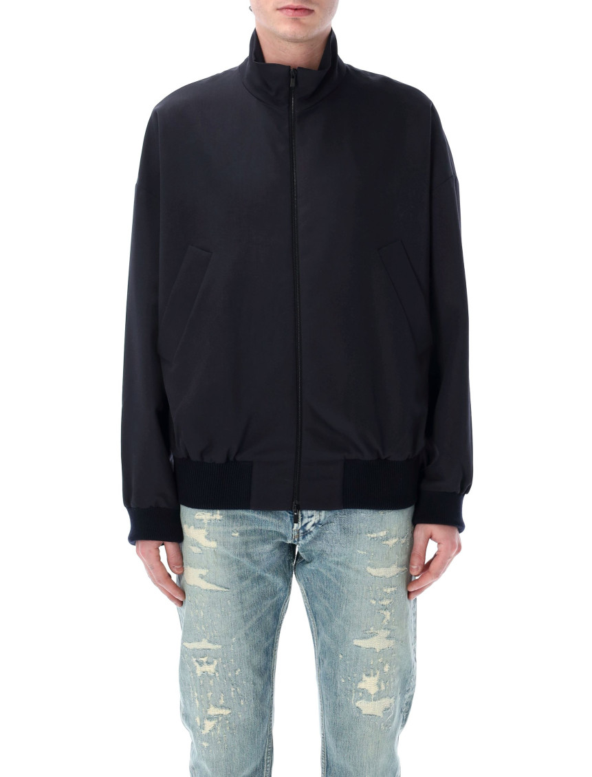 Fear Of God Oversized Cotton-blend Jersey Half-zip Sweatshirt