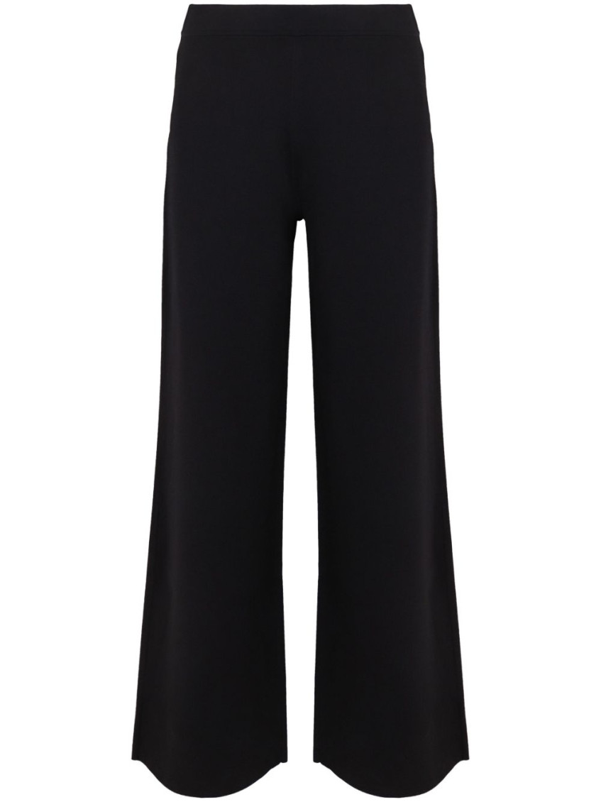 P.a.r.o.s.h Navy Blue Flared Trousers