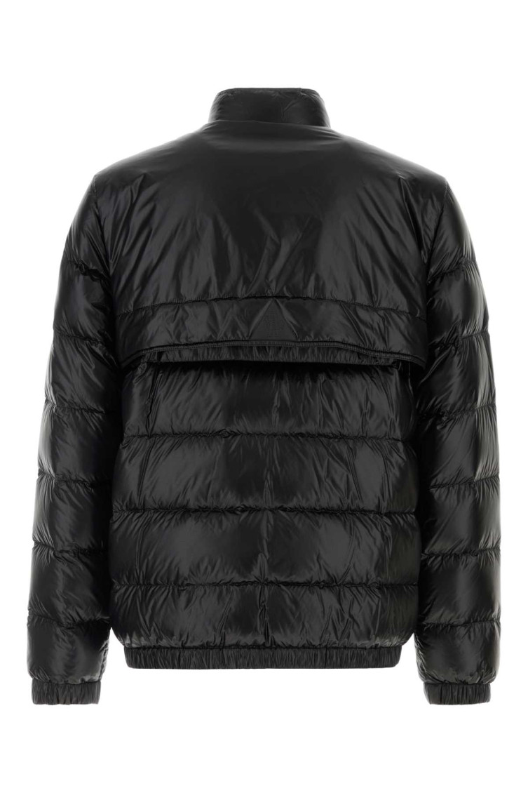 Moncler Black Mock Collar Jacket for Men Online USA at Darveys.com