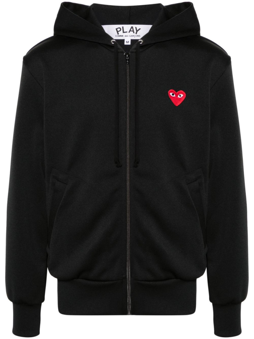 Comme Des Garçons Black Logo Hood Sweatshirt