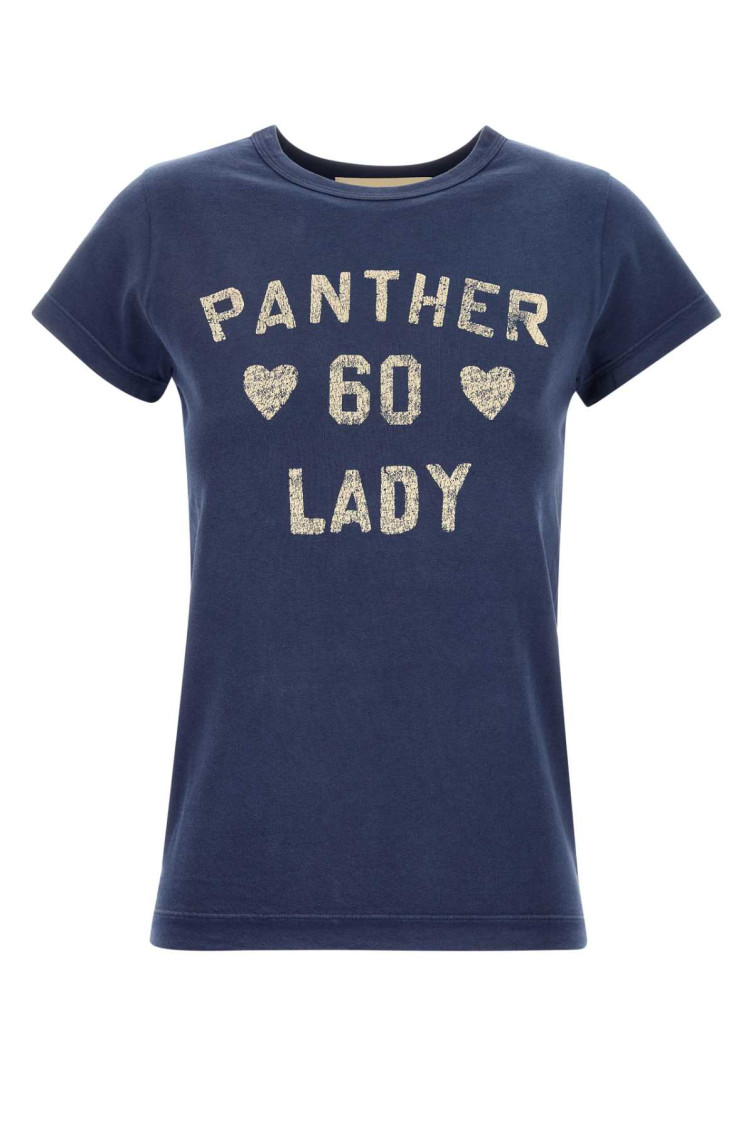 Valentino Garavani  Garavani 'panther Lady' T-shirt In Blue