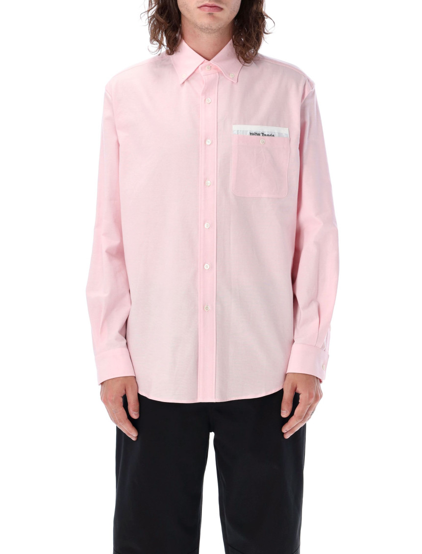 Shop Palm Angels Pink Oversize T-shirt