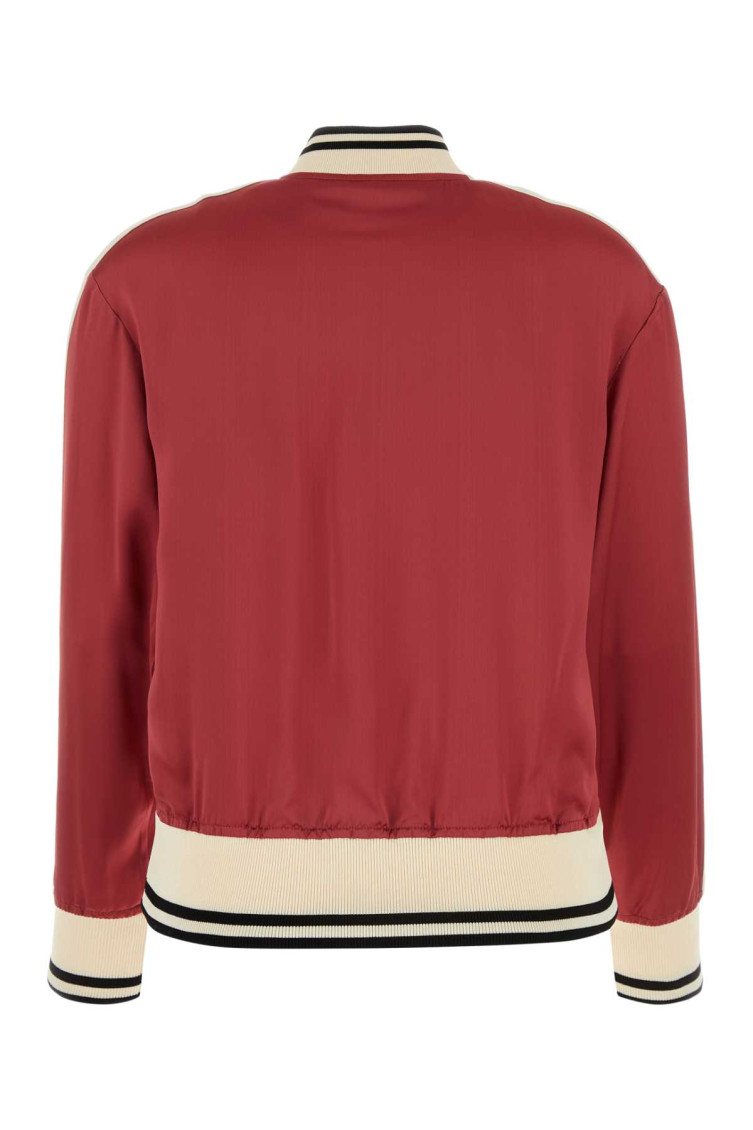 ブルゾン Palm Angels Tiziano red viscose bomber jacket Palm Angels Tiziano red viscose bomber jacket for Women