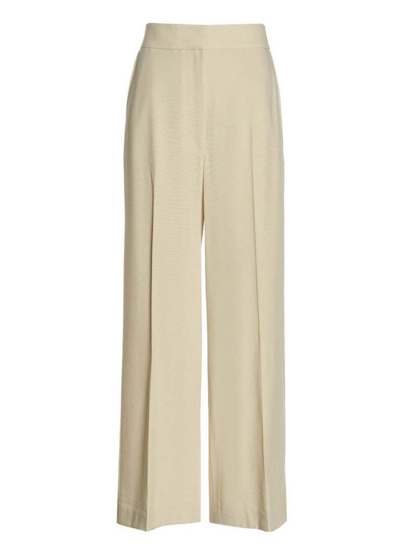 Khaite Strannly' Pants Yellow In Yellow