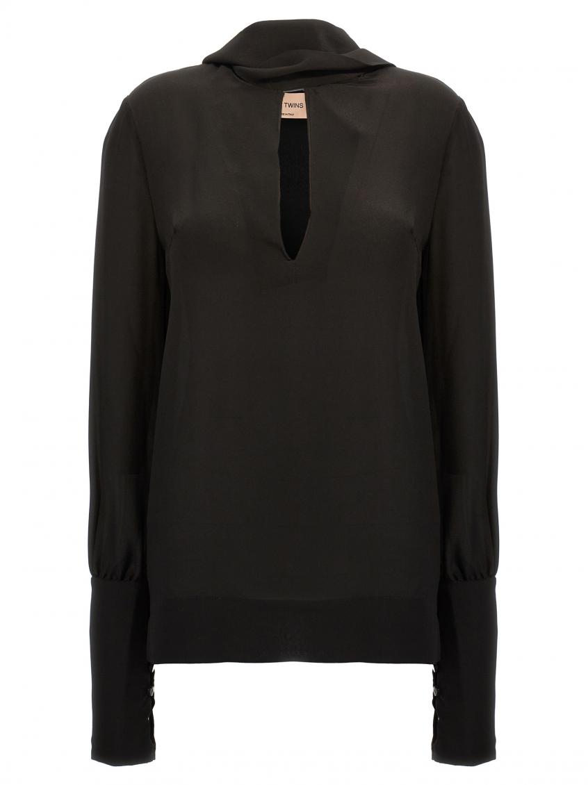 Le Twins Lecce Bluse In Black