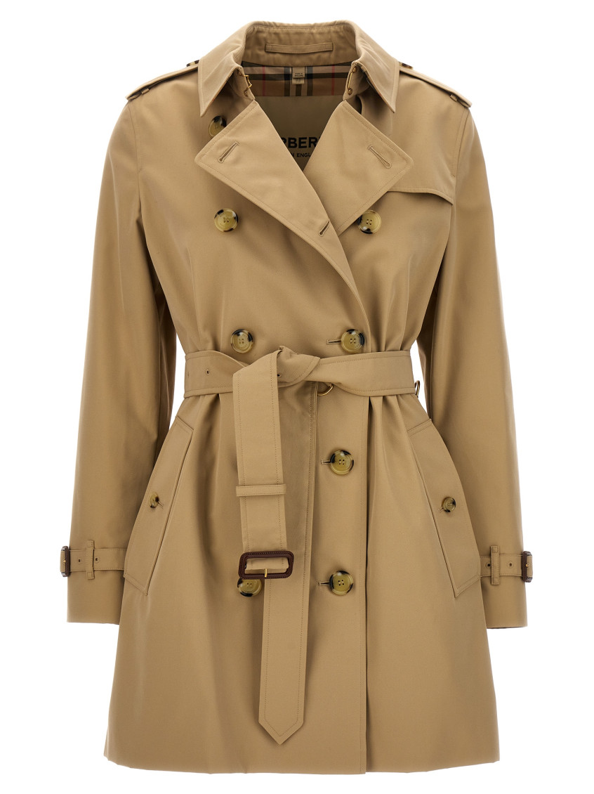 Offers Burberry tan trench coat 52 short