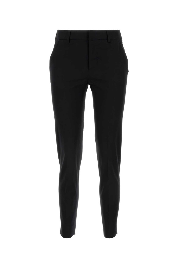 PT TORINO BLACK STRETCH COTTON PANT