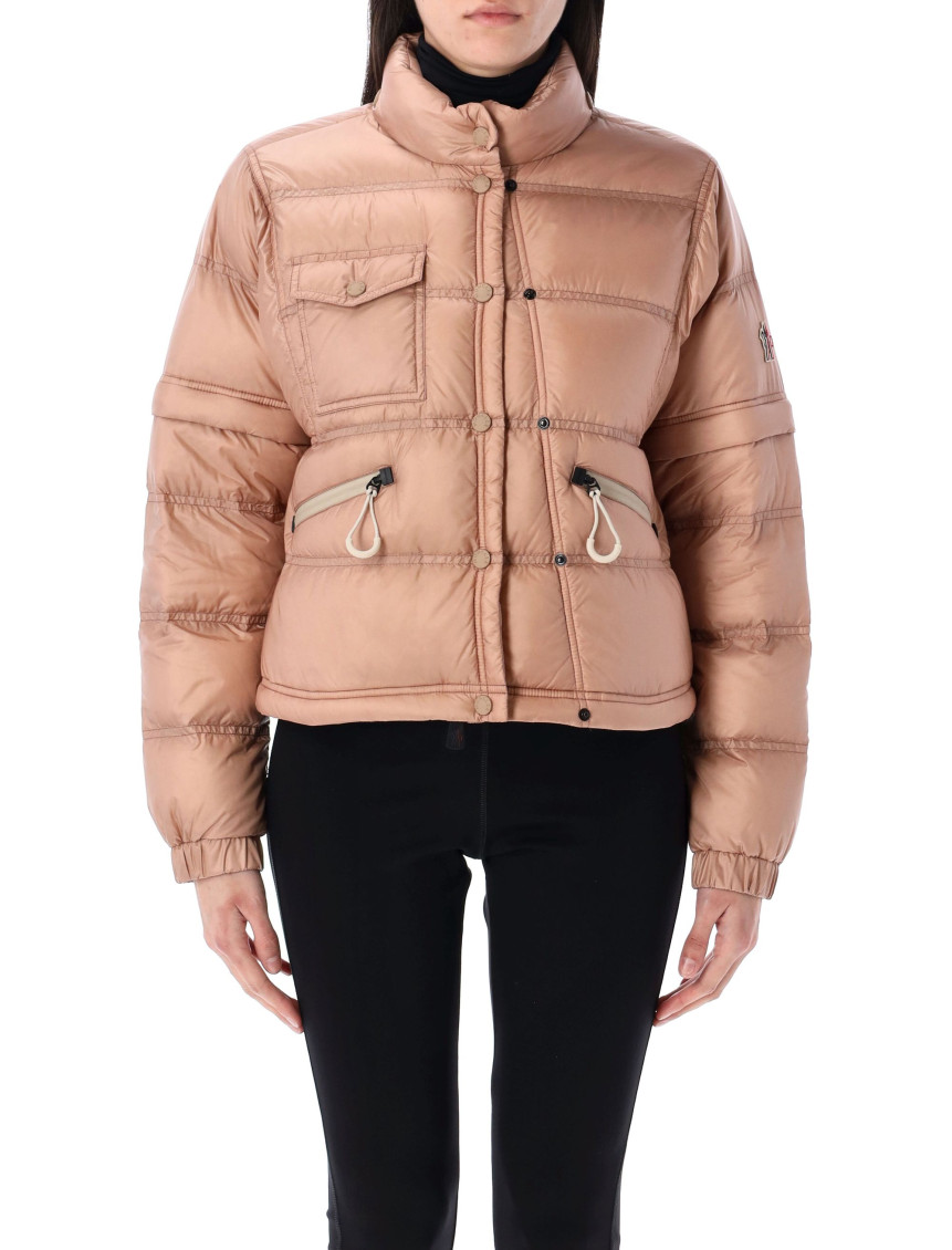 Moncler Quilted High Collar Zippered Pockets Jacket