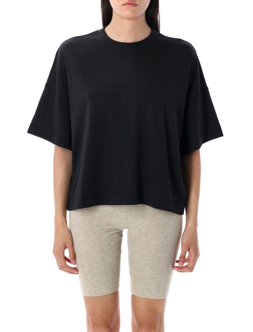 Fear Of God Black Boxy T-shirt In Black