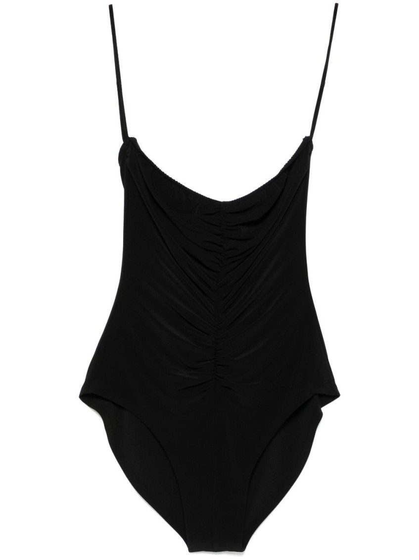 Norma Kamali Black Mio Bodysuit