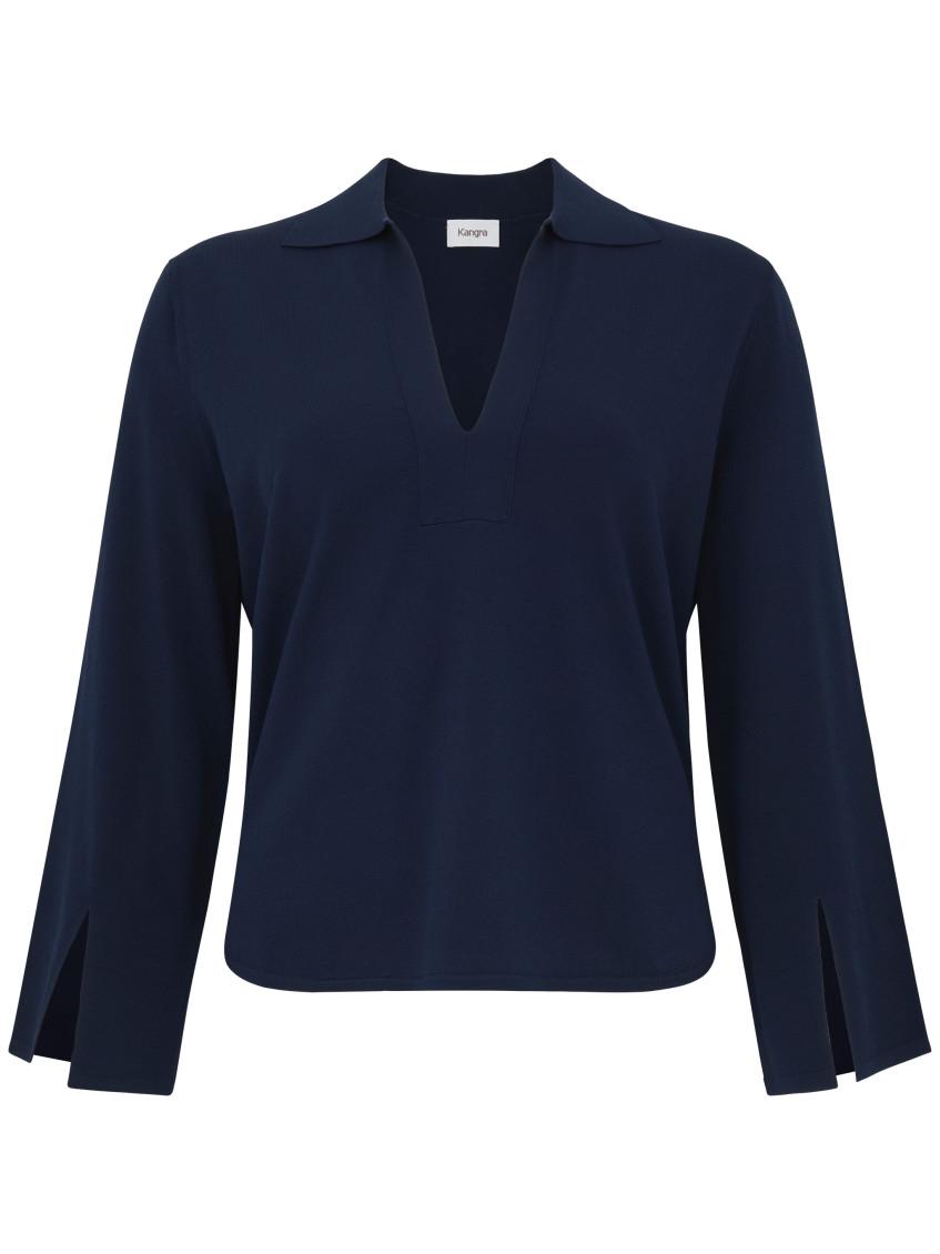 Kangra Cashmere T-shirts And Polos In Blue