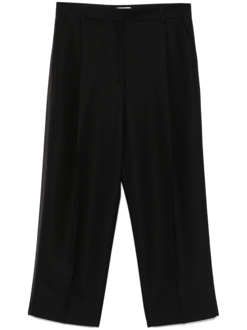 Totême Toteme Wool Blend Trousers In Black