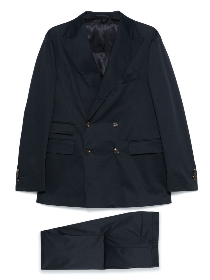 Doppia Navy Blue Aaradeo Blazer And Aantioco Trousers