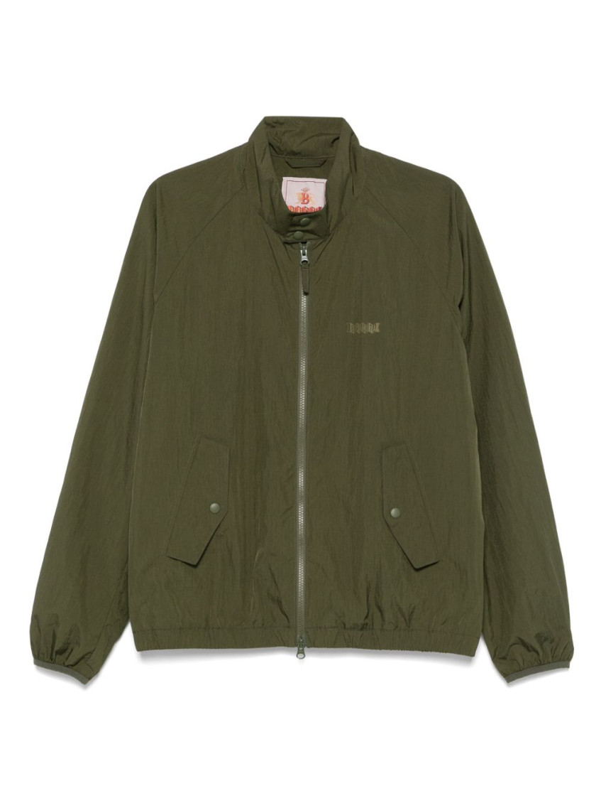 Baracuta G9 Bomber Jacket In Ripstop Nylon In Green